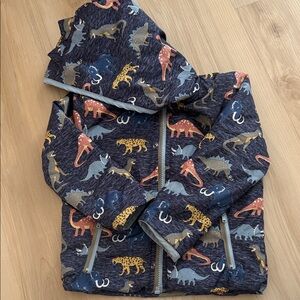 Kids Dinosaur Print Coat—4T